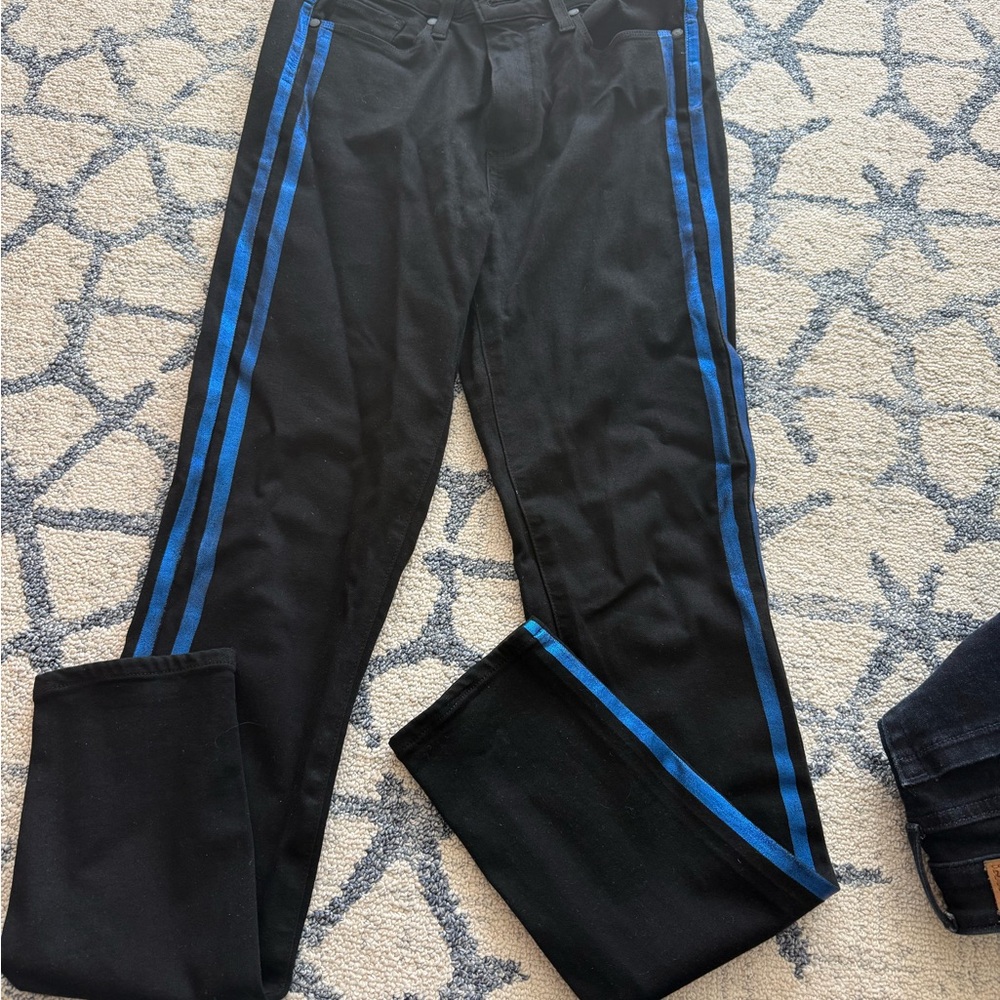PAIGE Jet Black Denim Pants